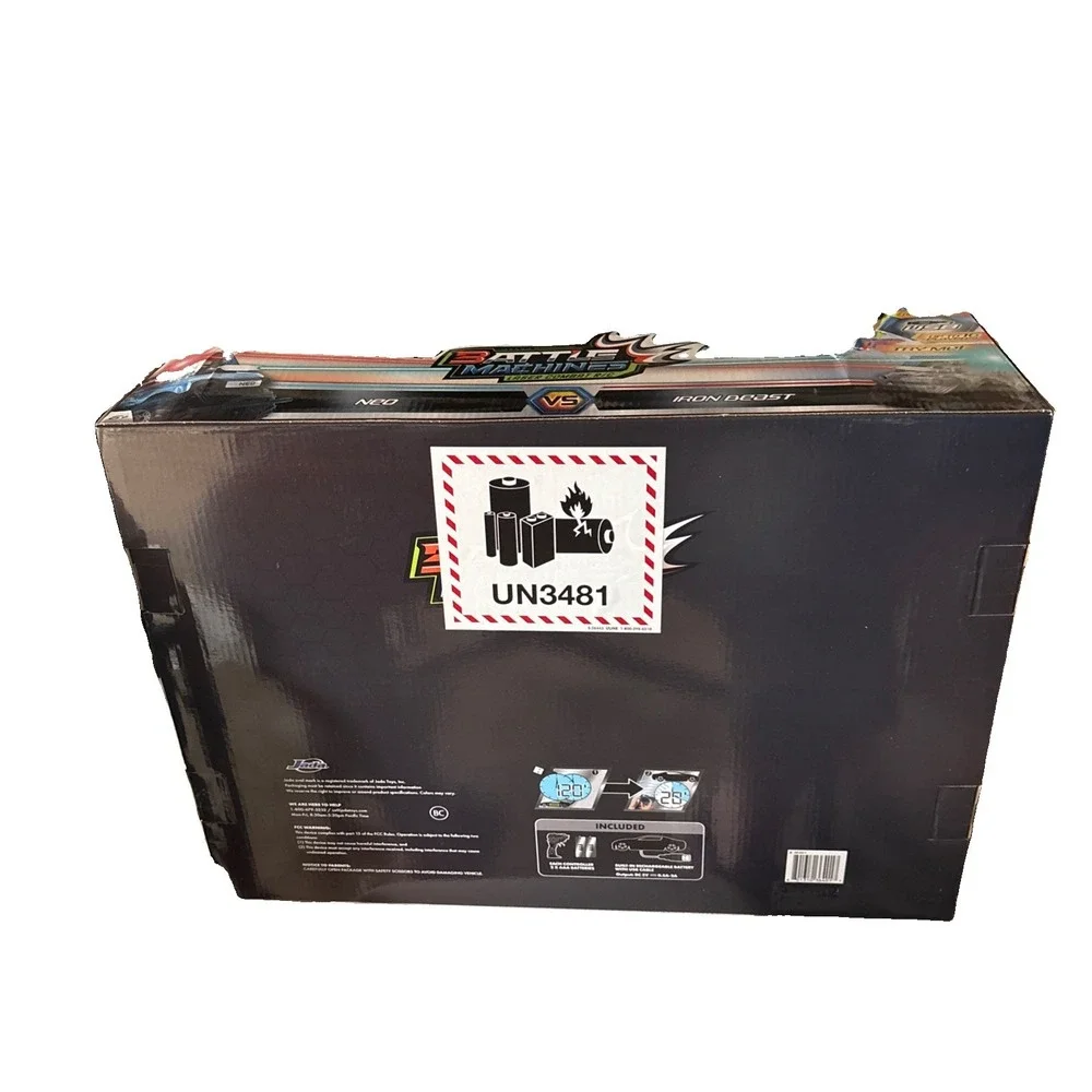 Battle Machines Remote Control Vehicle New In Box Laser Racing Camo Big Trucks